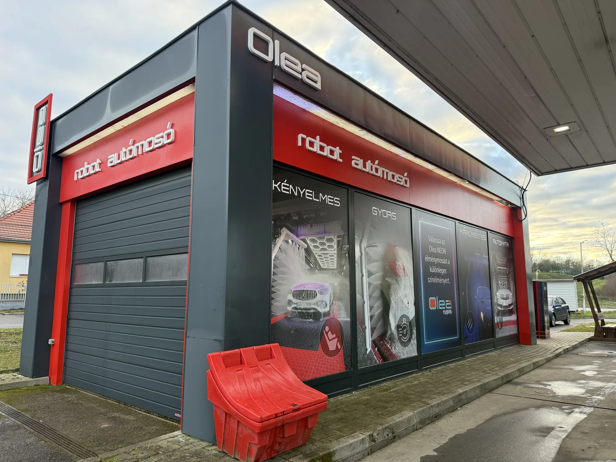 Shell · elkészült OLEA mosó nappal